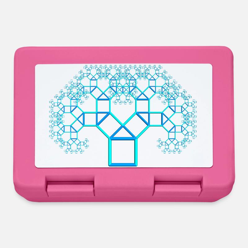 pythagoras tree - Brotdose - Pink