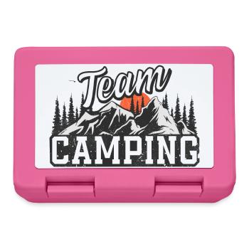 Team Camping - Lunchbox - pink - Front