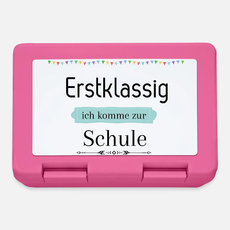 Einschulung - Brotdose - Pink