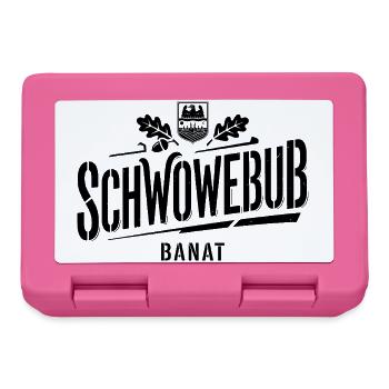 Banater Schwaben | Schwowebub | Tradition - Brotdose - Pink - Vorne