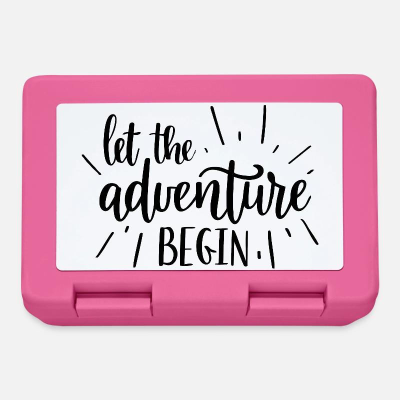Abenteuerbeginner Motivdesign - Brotdose - Pink