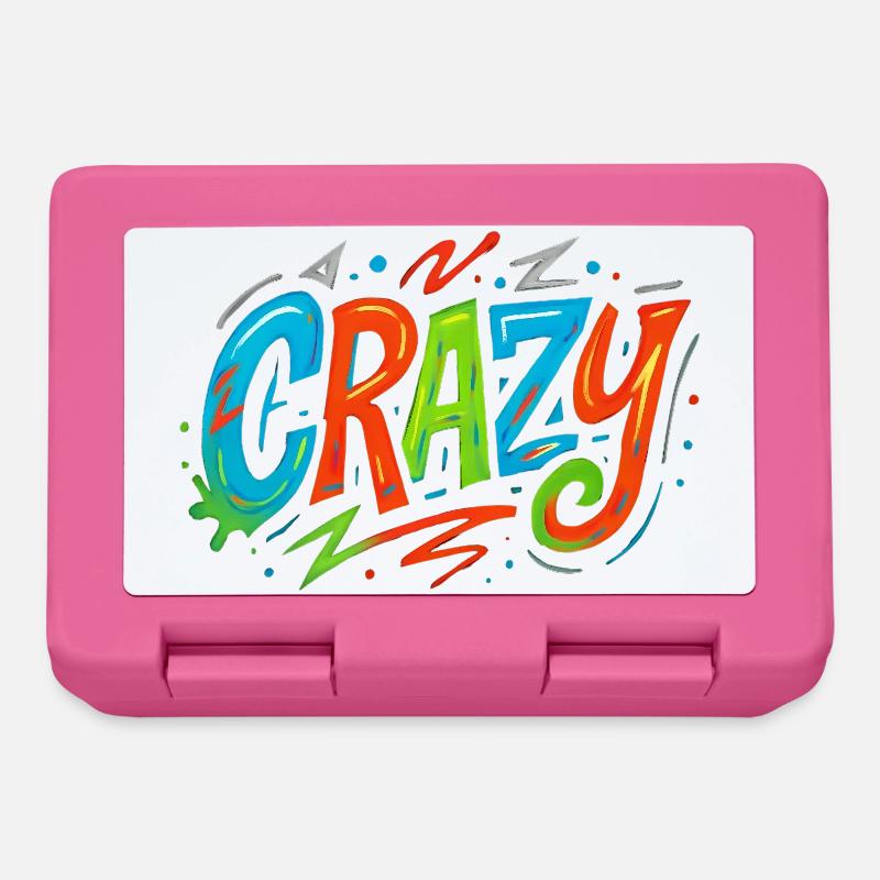Graffiti Crazy Color Explosion - Lunchbox - pink