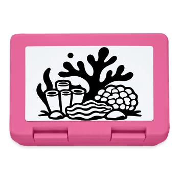 Coral Coral Reef Ocean - Lunchbox - pink - Front