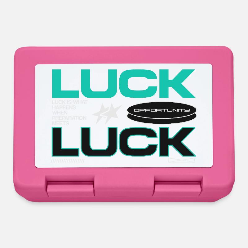 Luck & Opportunity Motif - Lunchbox - pink
