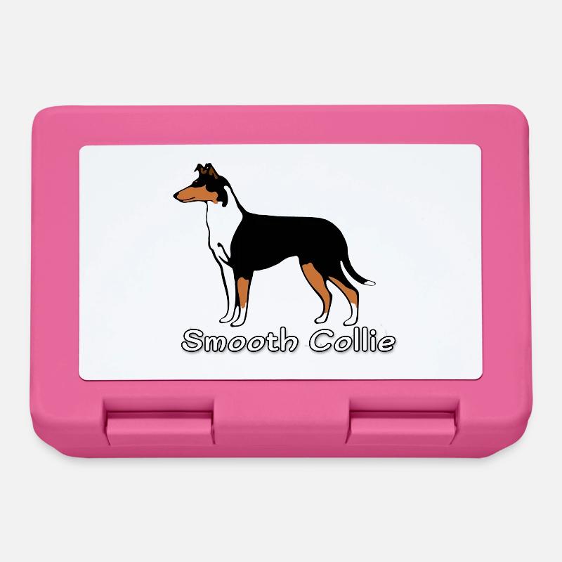 Smooth Collie tricolour - Brotdose - Pink