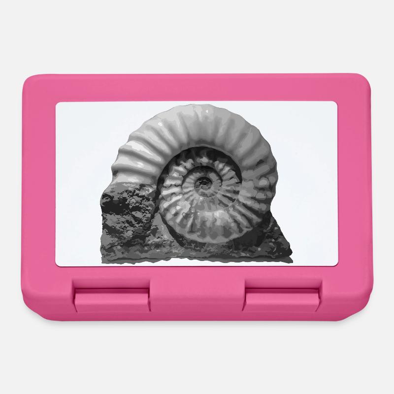 Ammonit - Brotdose - Pink