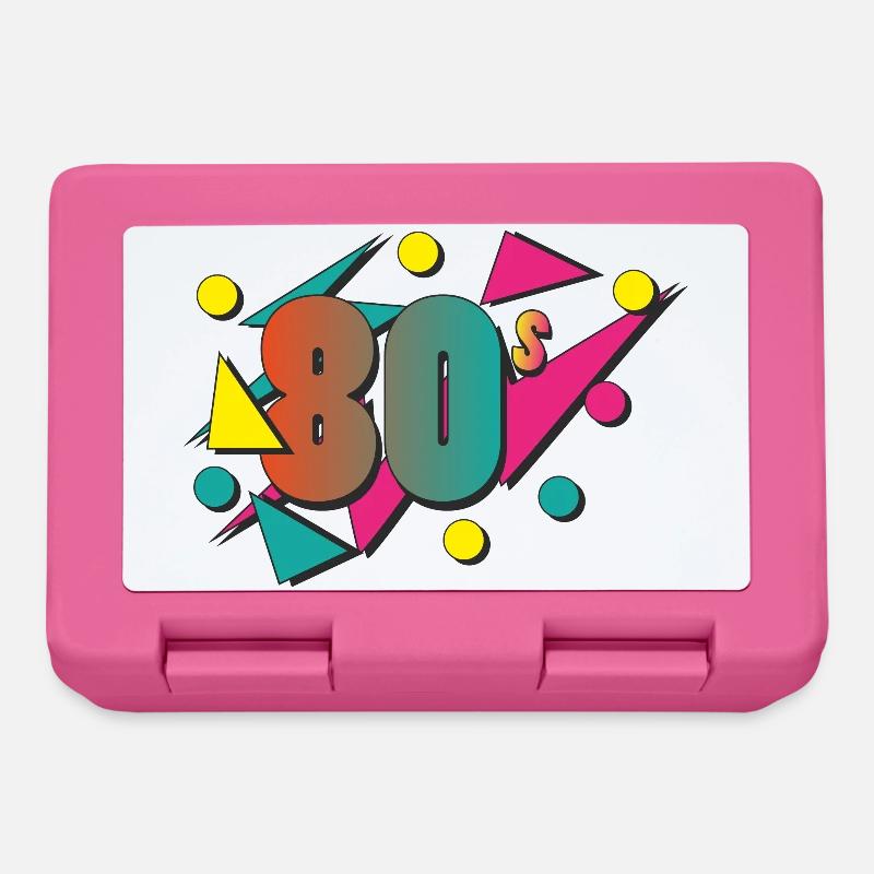 Les années 80 - Boîte à goûter - rose