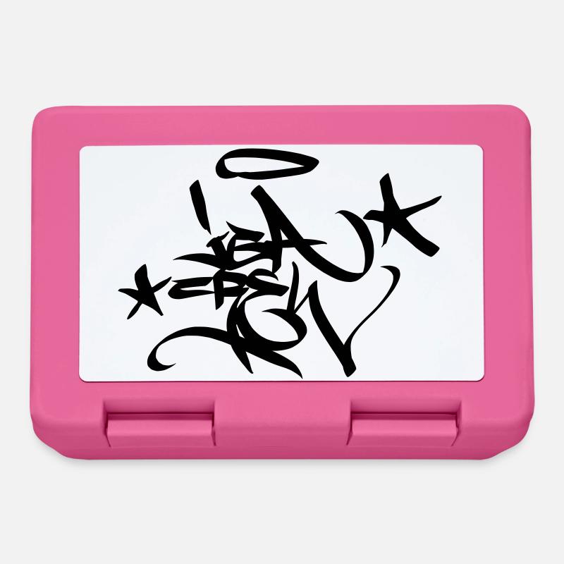 Graffiti Tag JGA Crew Angel 02 1C - Boîte à goûter - rose