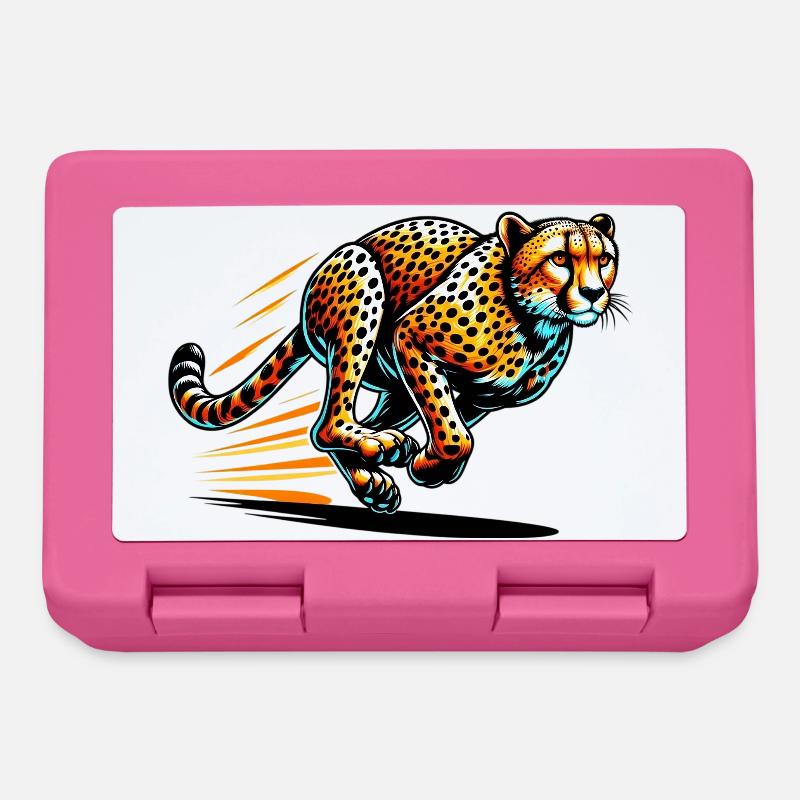 Cheetah - Lunchbox - pink