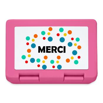 THANK YOU. MISTRESS. MASTER. THANK YOU MISTRESS. GIFT. - Lunchbox - pink - Front