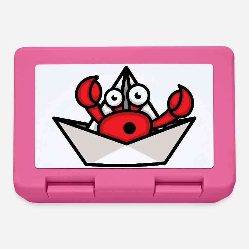 Bernard-l'ermite - Boîte à goûter - rose