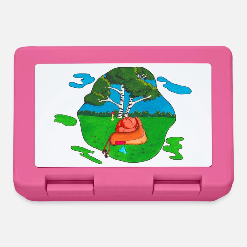 Mushroom for back - Lunchbox - pink