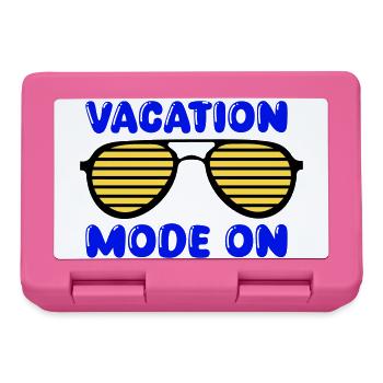 Vacation mode on - Lunchbox - pink - Front