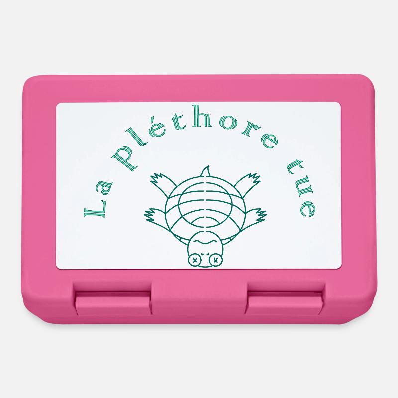 La Pléthore Tue Vert - Boîte à goûter - rose