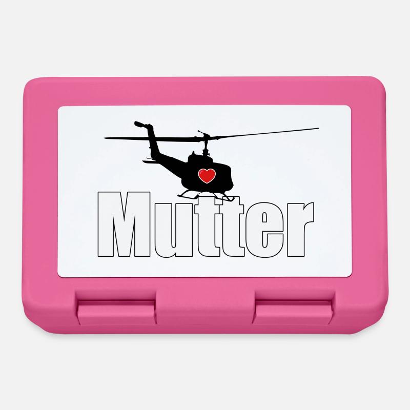 Helikopter Mutter - das Geschenk zum Muttertag - Brotdose - Pink