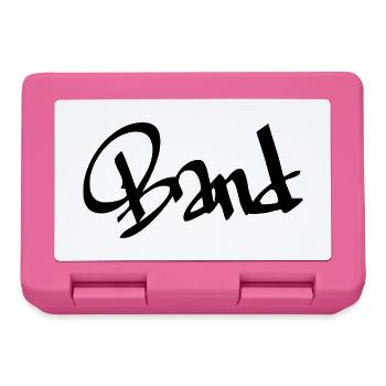 Band - Brotdose - Pink - Vorne
