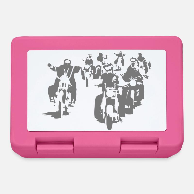 Biker - Brotdose - Pink