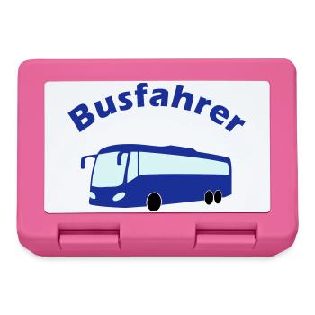 Busfahrer Design - Brotdose - Pink - Vorne