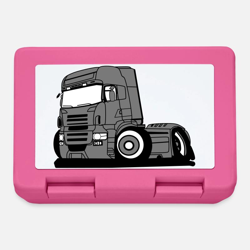 Chauffeur professionnel de véhicule poids lourd - Boîte à goûter - rose
