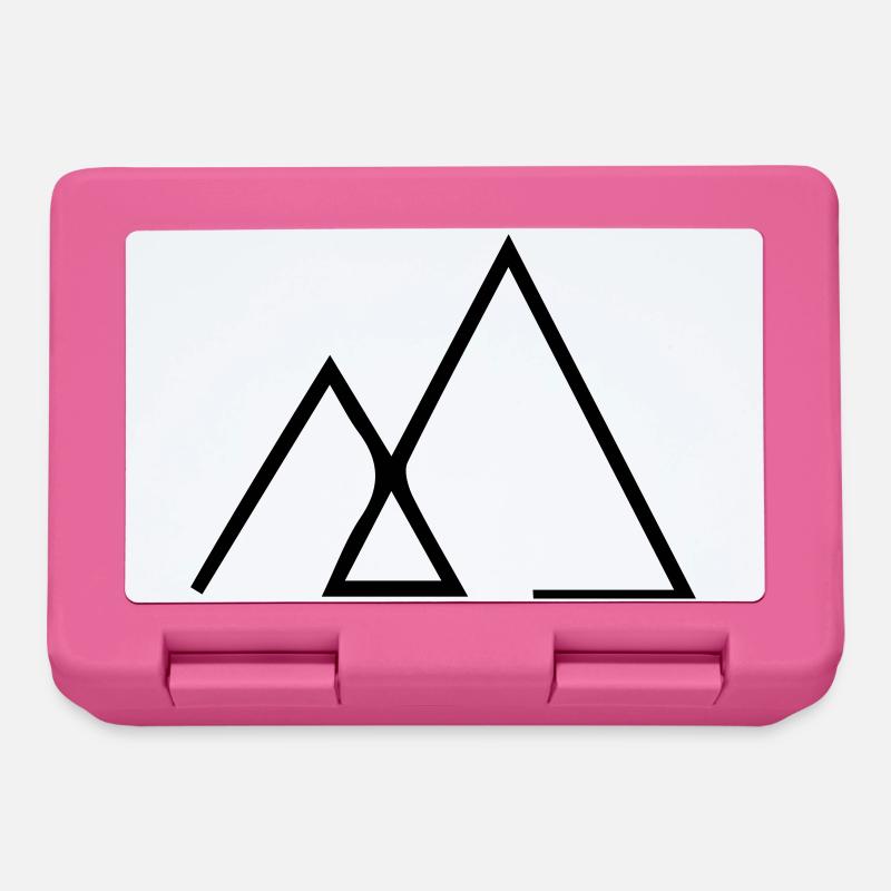 Symbol logo mountain - Lunchbox - pink