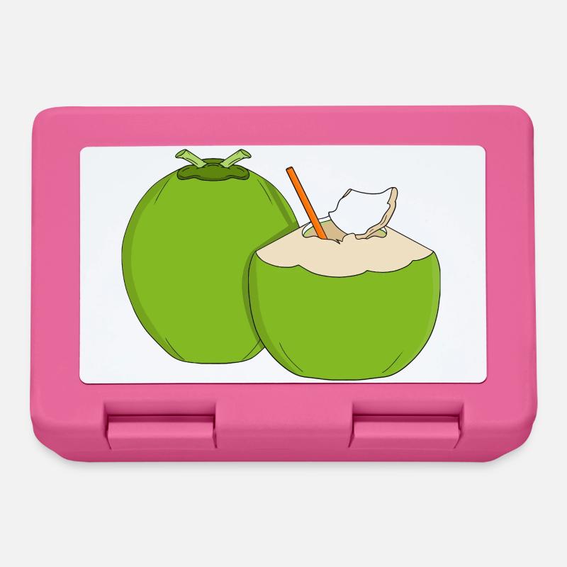Emerald Coconut Splash - Boîte à goûter - rose