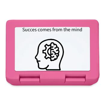 Brain and Gear Symbiosis - Lunchbox - pink - Front