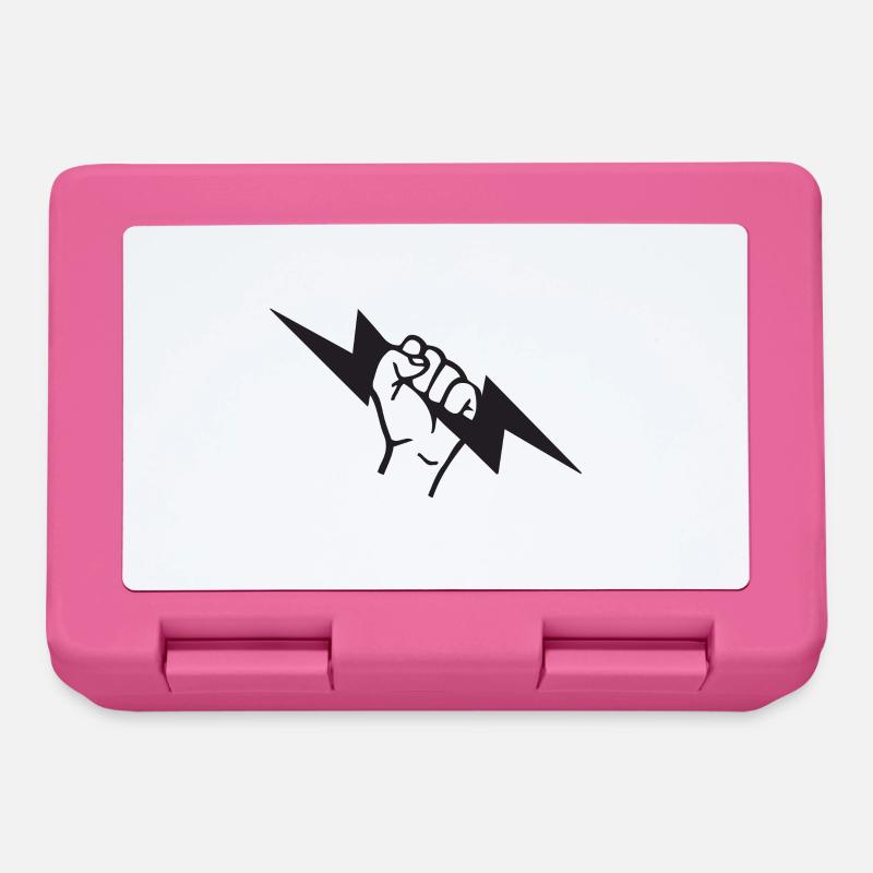Flash Elektriker - Brotdose - Pink