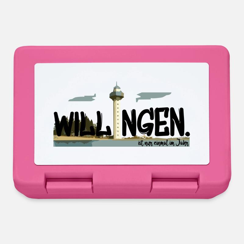Willingen est seulement une fois par an - Boîte à goûter - rose