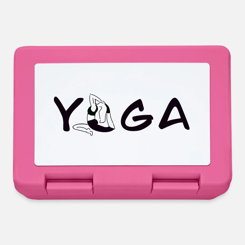 Yoga Pose - Boîte à goûter - rose
