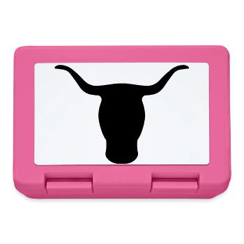 Bull's Head - Lunchbox - pink - Front