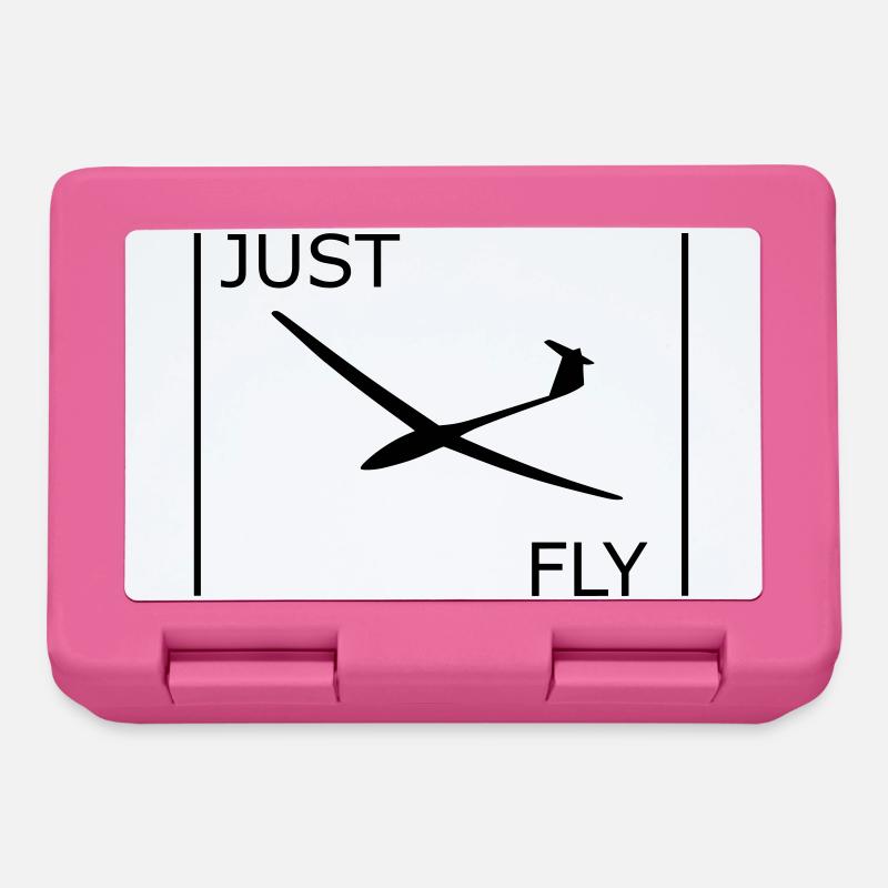 Segelflugzeug - Brotdose - Pink