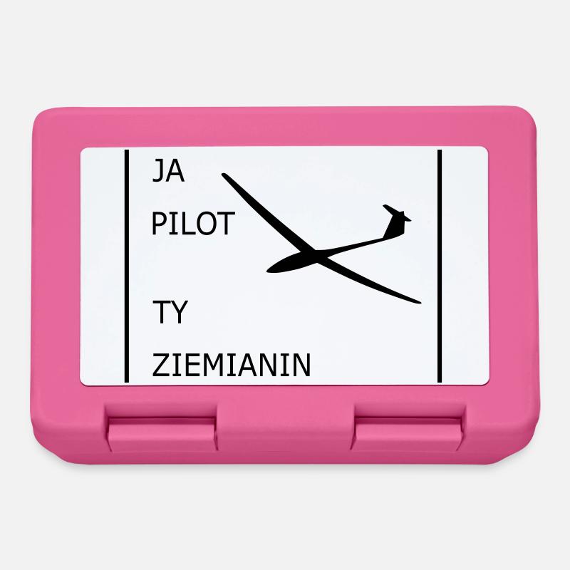 Glider pilot szybowcowy - Lunchbox - pink