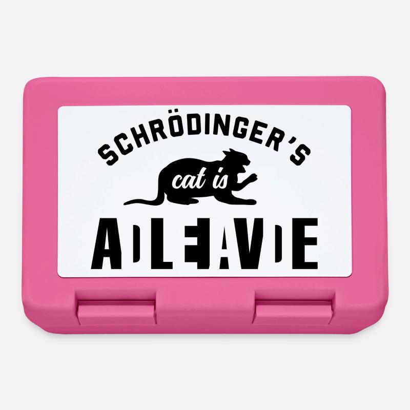 Le chat de Schrödinger - Boîte à goûter - rose