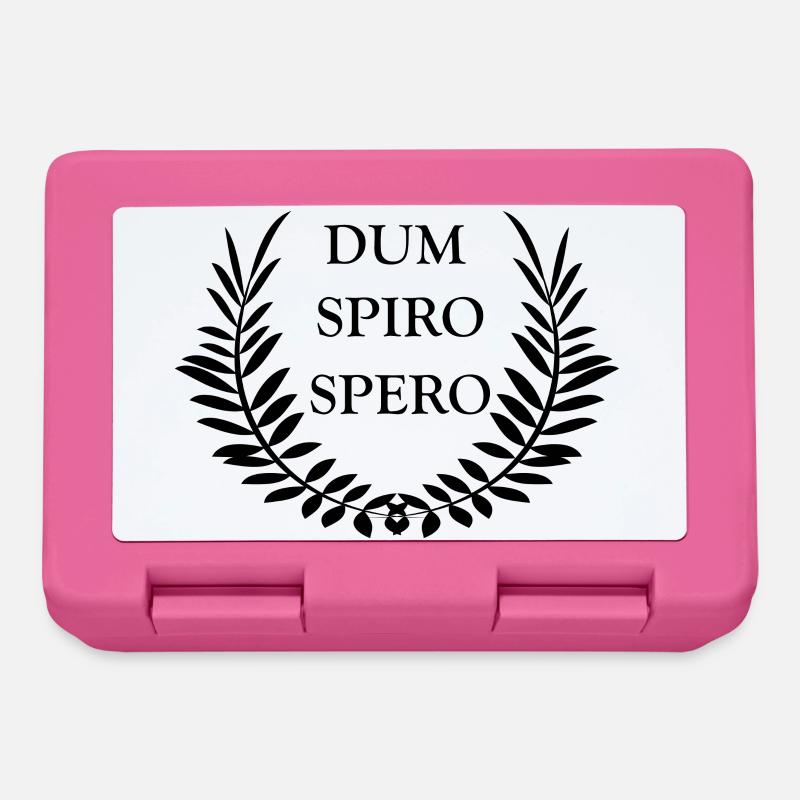 Dum Spiro Spero - Lunchbox - pink