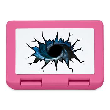 Schwarzes Loch - Brotdose - Pink - Vorne