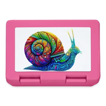 Schnecke - Brotdose - Pink - Vorne