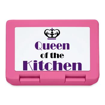 Women's Cooking Apron - Lunchbox - pink - Front