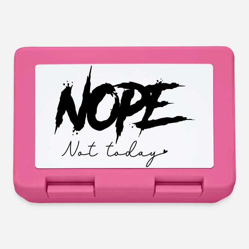 Non, pas aujourd’hui - Boîte à goûter - rose