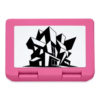 Brutalism Architecture - Lunchbox - pink - Front