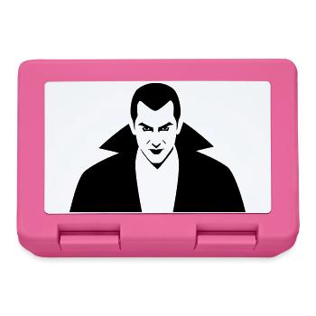 Vampire Illustration - Boîte à goûter - rose - Devant