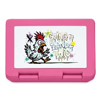 Going to Hendl This Graffiti Denglisch Spruch - Lunchbox - pink - Front