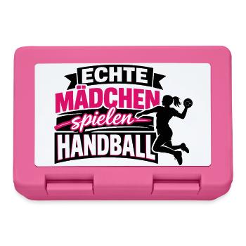 handball mädchen geburtstag geschenkidee - Brotdose - Pink - Vorne