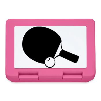 Tischtennis Table Tennis Schläger - Brotdose - Pink - Vorne