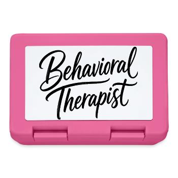 Behavioural therapist, school behaviour technician - Lunchbox - pink - Front