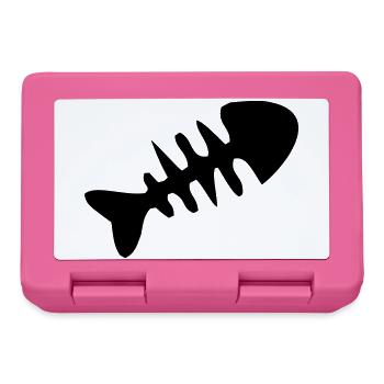Fischgraete Silhouette Icon - Brotdose - Pink - Vorne