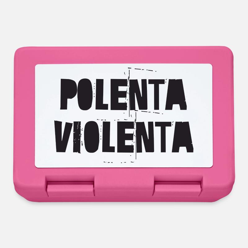 Polenta Violenta - Boîte à goûter - rose