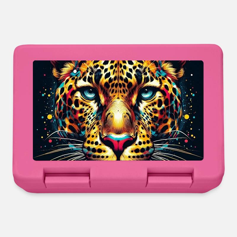 Leopard - Brotdose - Pink