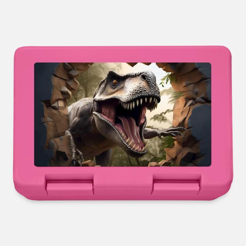 T-Rex - Brotdose - Pink