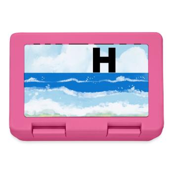 ICH WILL MEER, MEHR WILL ICH NICHT, FERNWEH - Brotdose - Pink - Vorne
