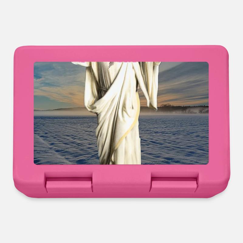 Figure de Jésus Hiver - Boîte à goûter - rose